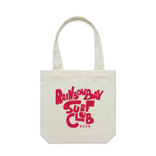 Load image into Gallery viewer, Rainbow Bay Surf Club Tote Bag - Red
